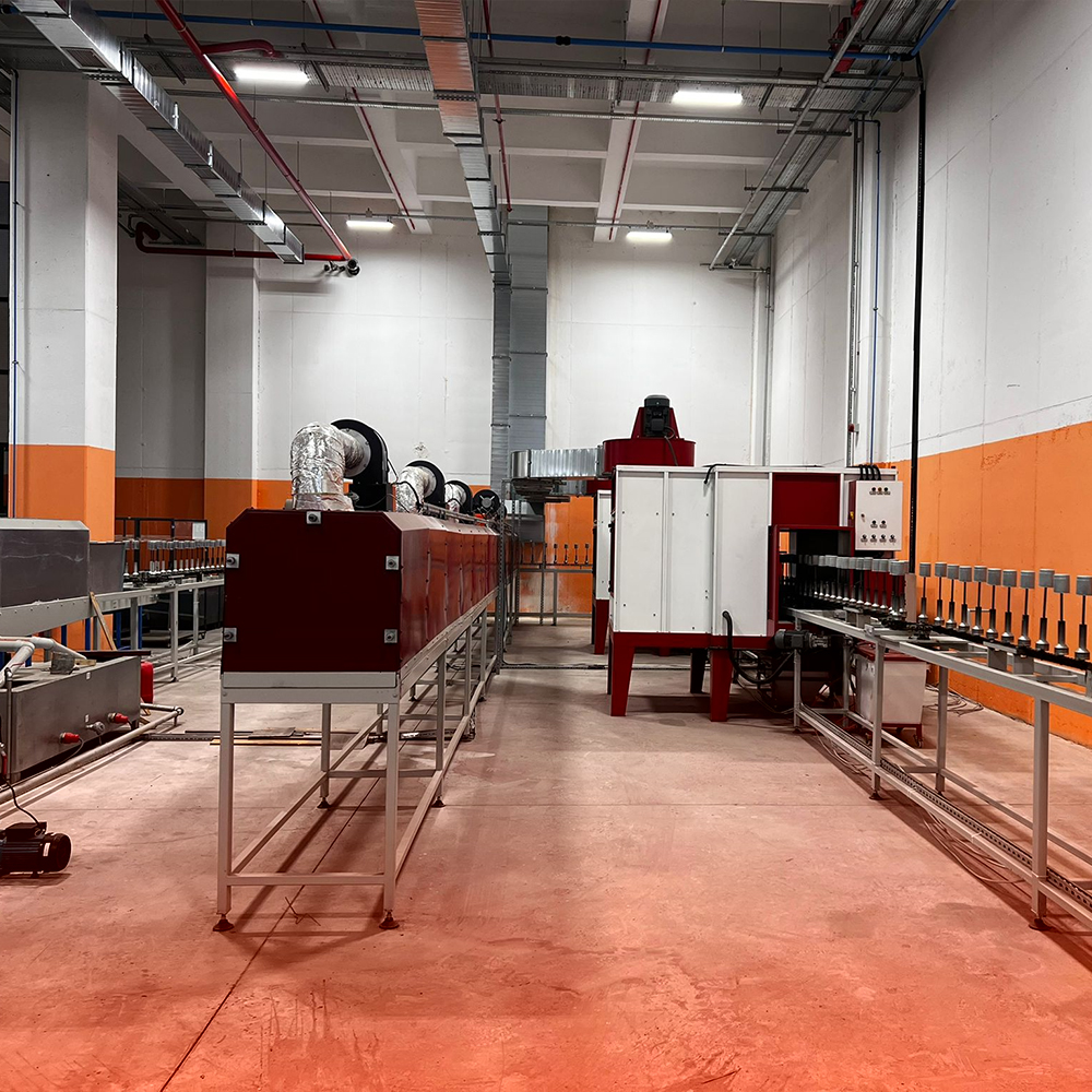 2 Cabin Powder Coating Line